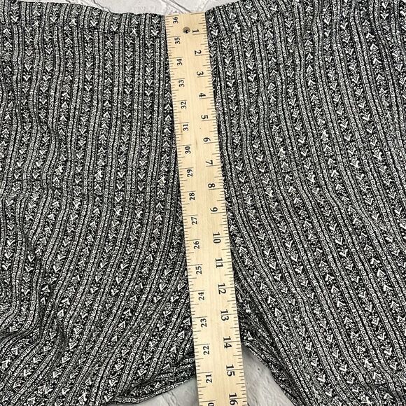 AVA & VIV Boho Pull Up wide leg pants 2X black & white - Picture 11 of 12